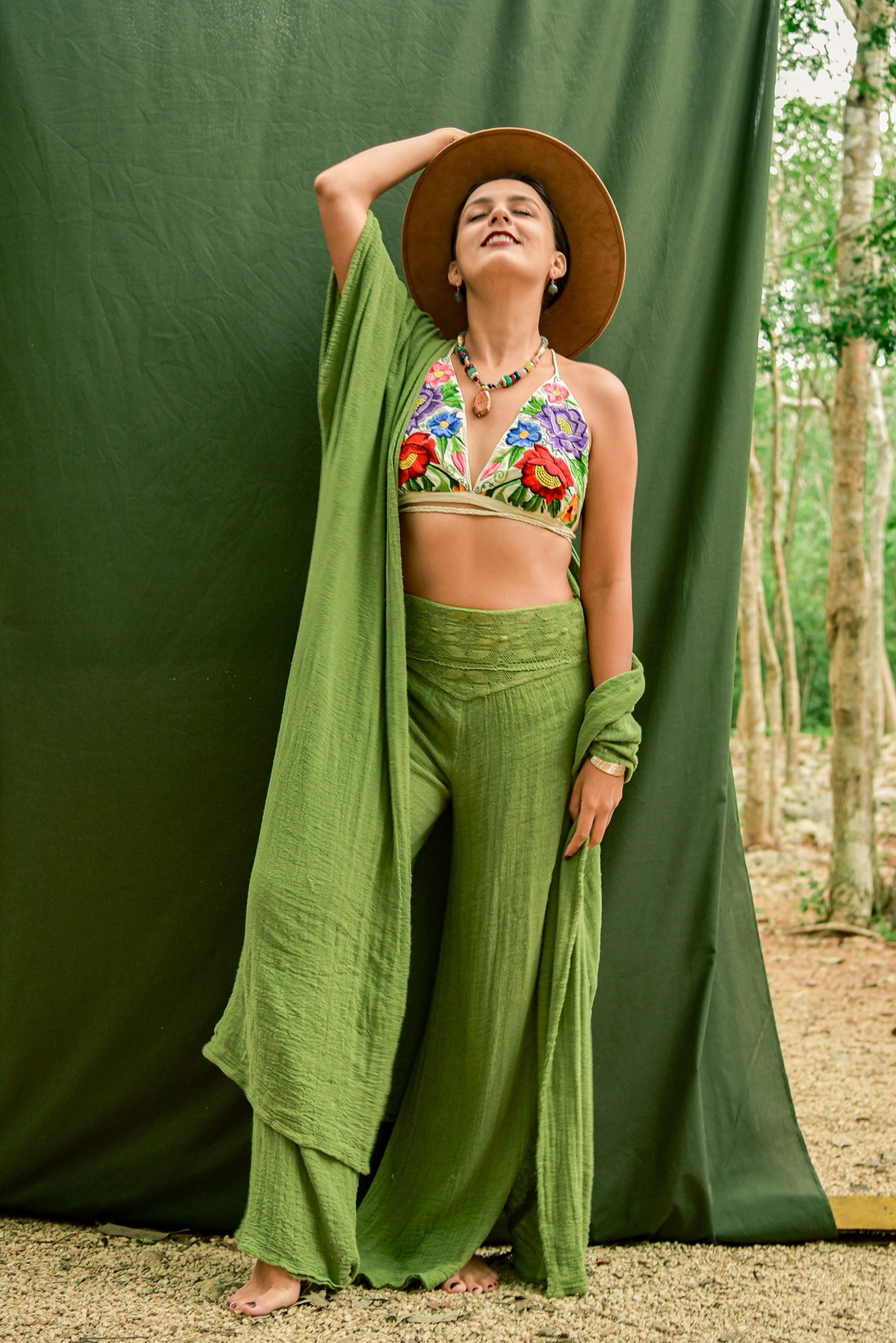 Bougainvillea Caftan